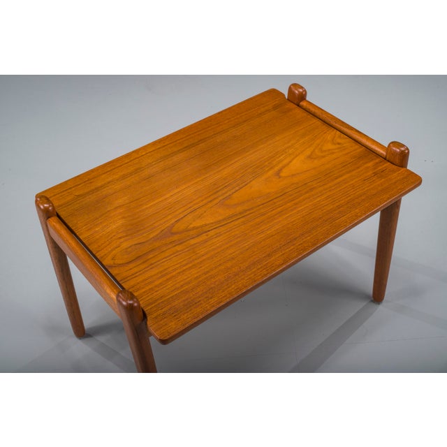 Mid-Century Teak Side Table by Fredrik A. Kayser for Vatne, Norway, 1960s For Sale - Image 9 of 11