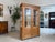 Farmhouse Rustic Display Cabinet For Sale - Image 9 of 11