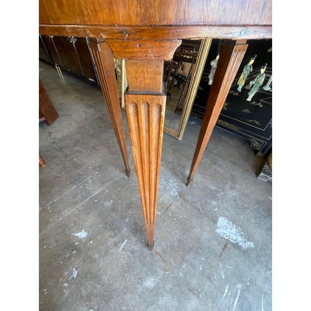 19th C. Italian Walnut Side Table For Sale In Dallas - Image 6 of 9