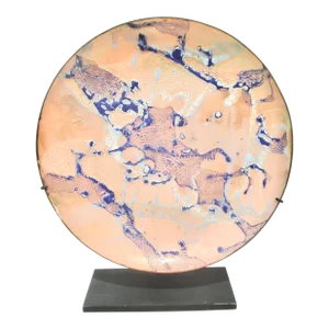 Mounted Enamel Tray by Hazel Circa 80s