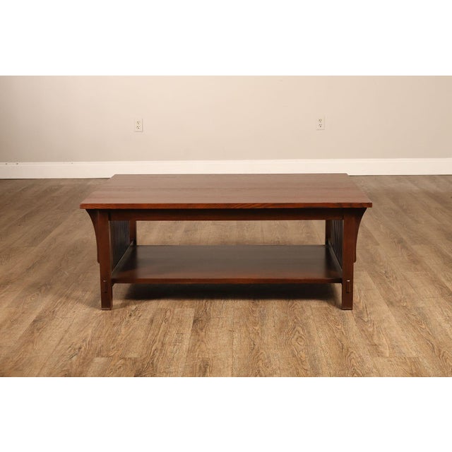Stickley Mission Collection Oak Cocktail Table For Sale - Image 13 of 18