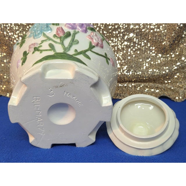 Vintage Bil-Mar 1979 Signed Pagoda Vase With Lid For Sale - Image 11 of 18