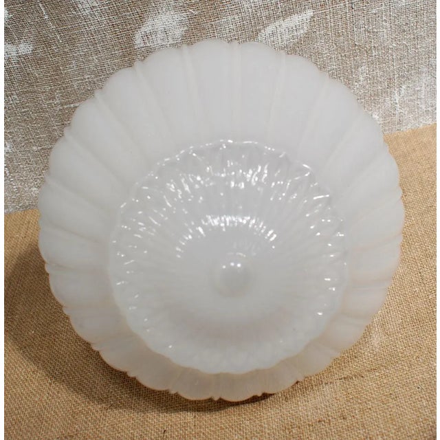 Art Nouveau Vaseline Pendant Lamp For Sale - Image 6 of 9