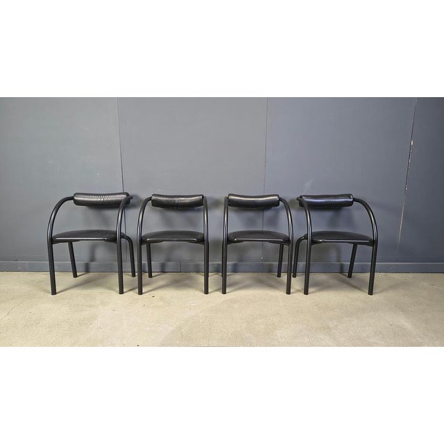 Postmodern Dining Chairs, 1980s, Set of 4 For Sale - Image 11 of 14