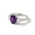 Professional Product Description: This exquisite ring features a captivating Amethyst gemstone at its center, celebrated...