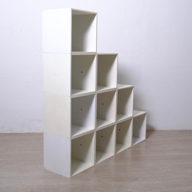 Original Modular Cube Bookcase, 1970s, Set of 10 For Sale - Image 6 of 18