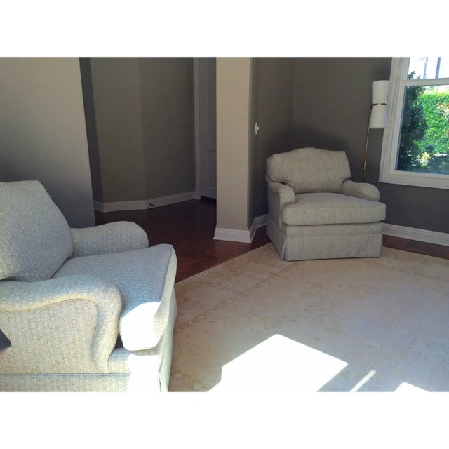 Traditional Dapha Bridgewater Chairs With Barbara Barry Fabric - Set of 2 For Sale - Image 3 of 13