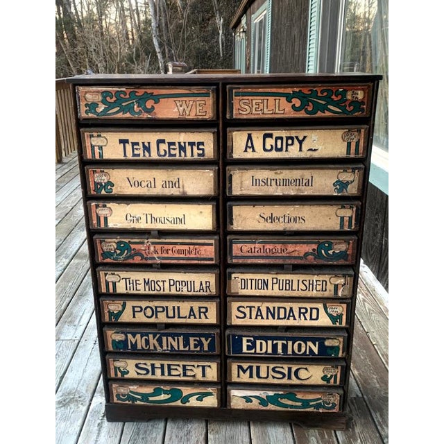 1920s Era Sheet Music Cabinet Chairish