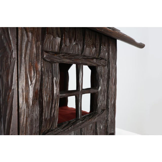 Black Forest Style Carved Oak Dog Kennel, 1850 For Sale - Image 6 of 11