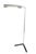 Spectacular MCM chrome floor lamp by Casella Designs with a unique V shaped base, featuring a dimmer dial, an adjustable...