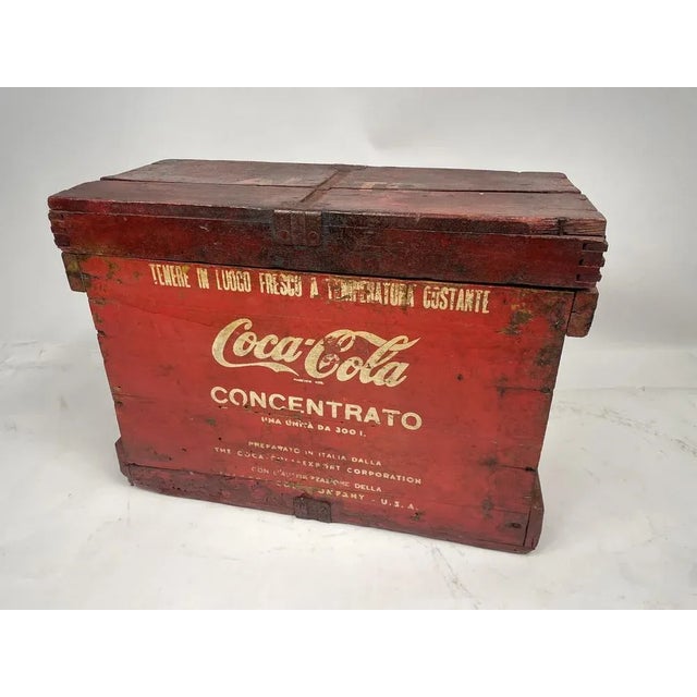 Container Concentrated Mixing Coca Cola in Wood, 1960s For Sale - Image 13 of 13