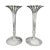 Art Nouveau Japanese Meiji Sterling Silver Fluted Iris Vases For Sale In Chicago - Image 6 of 6