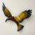 Mid-Century Modern Brass Plated Seagull Bird Wall Sculpture in Flight Attributed to C.Jere, a Pair For Sale - Image 3 of 10