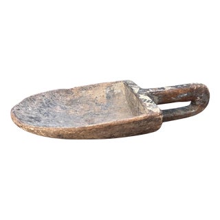 Swedish Hand-Carved Wooden Spade, 1850s For Sale