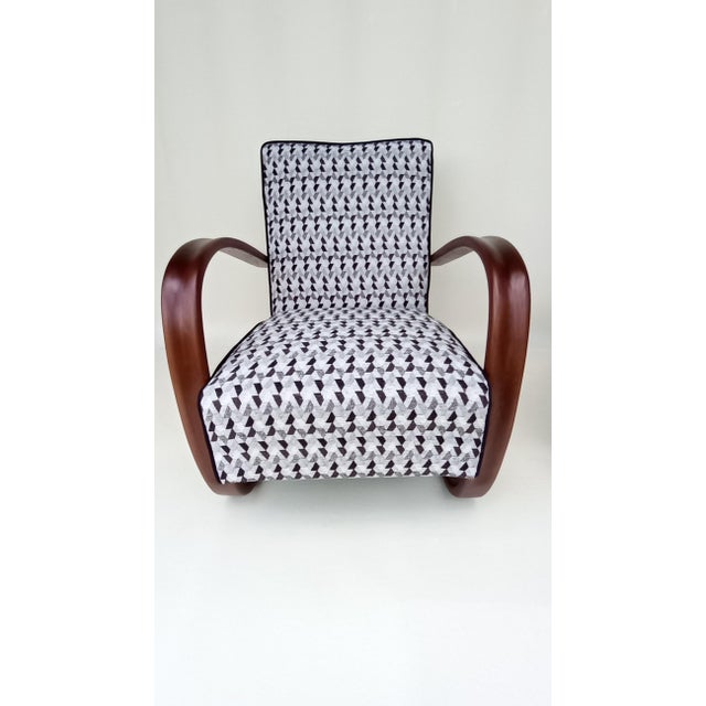 1930s H-269 Armchairs by Jindrich Halabala for Up Zavody, 1930s, Set of 2 For Sale - Image 5 of 14