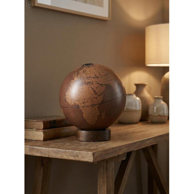 Orbis Tecnocuoio Globe by Zoffoli Mappamondi For Sale - Image 6 of 10
