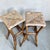 Mid-Century French Bamboo Tiki Bar with Stools, 1960s, Set of 3 For Sale - Image 9 of 10