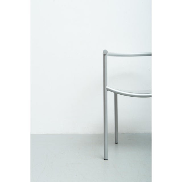 Silver Vintage Armchair by Philippe Starck for Driade, 1980s For Sale - Image 8 of 15