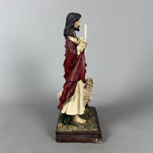 A work of profound spirituality and remarkable visual impact. This rare and evocative religious sculpture depicting the...