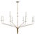Belfair Grande Two-Tier Chandelier in Gilded Iron Designer: Ian K. Fowler Canopy: 4.75" Round Mounting: Chain Shade...