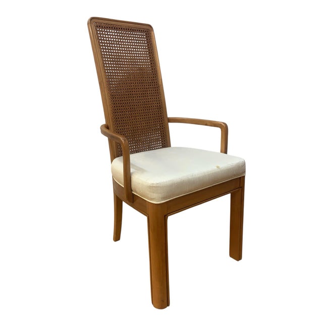 MCM American of Martinsville Cane Dining Chairs - 6 For Sale - Image 9 of 12
