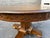 Antique Hand Carved Tiger Oak Pedestal Base Dining Table. For Sale - Image 11 of 17