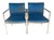 Elevate Your Executive Spaces With This Exceptional Pair of HBF Cortona Lounge Chairs by Designer Joe Ricchio. For Sale - Image 4 of 12