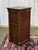 Traditional 19th Century Empire Bedside Table in Cherry Wood and Black Marble For Sale - Image 3 of 16