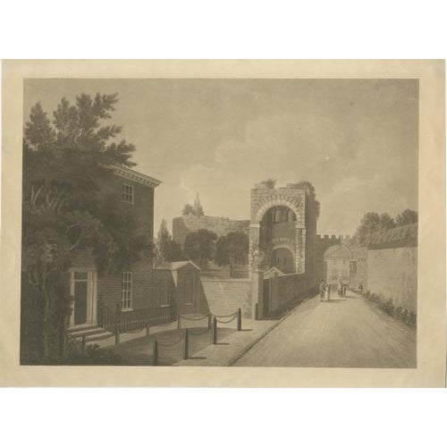 After W. Davey, Rougemont Castle, Exeter, Aquatint, 1794 For Sale - Image 10 of 10