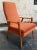 Vintage Swedish Lounge Chair by Broderna Johansons circa 1960. Fully restored, repadded and reupholstered in a lush burnt...