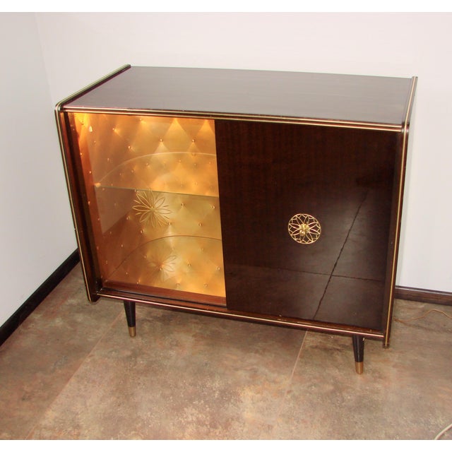 1960s Vintage Cabinet with Record Player and Bar, 1960s For Sale - Image 5 of 12