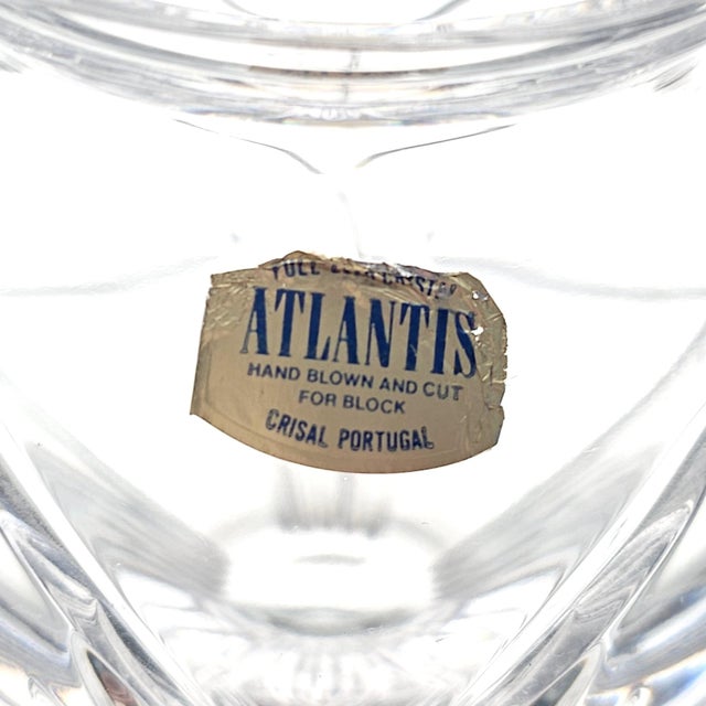 Atlantis Crystal Elise Full Lead Crystal Vase 4.5", Portugal, C. 1992–1994 For Sale - Image 9 of 9