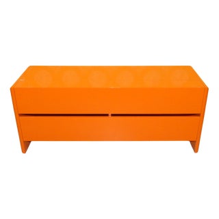 Pop Art Orange Model 32244 Quadro Chest by Jürgen Lange for Schönbuch, 1970s For Sale