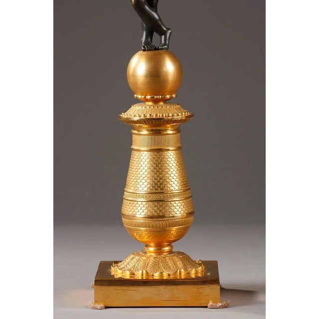Early 19th Century Empire Candelabras, Set of 2 For Sale - Image 6 of 10