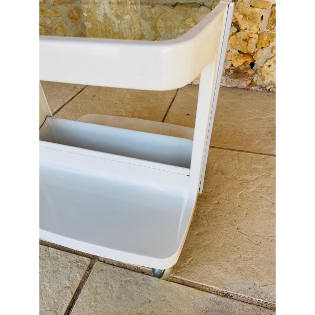 Vintage Side Table on Wheels with Storage by Flair, 1970s For Sale - Image 17 of 18