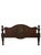 Neoclassical Antique Neoclassical Mahogany Twin Bed Frame With Hand-Painted Classical Medallions & Gilt Decoration For Sale - Image 3 of 10