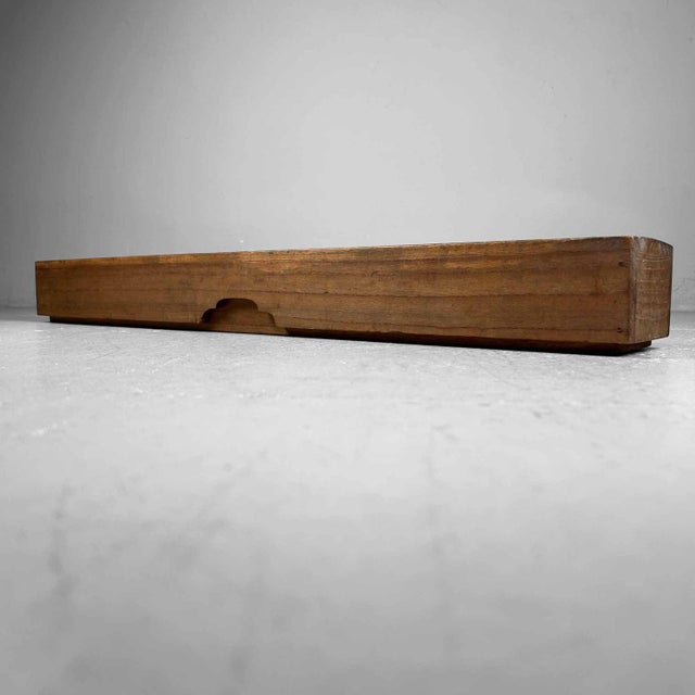 Beige Antique Wooden Storage Box, 1920s For Sale - Image 8 of 18