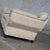 Art Deco Vintage Art Deco Hollywood Regency Sofa With Tufted Back and Concave Pillowed Arms For Sale - Image 3 of 13
