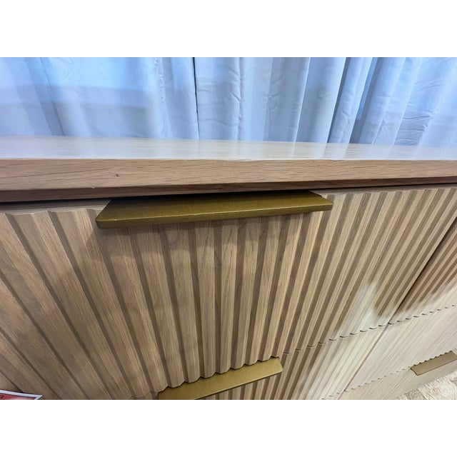 2020s Rh Byron 6-Drawer Dresser — 72” Light Oak | Solid American White Oak | Artisan Crafted For Sale - Image 5 of 18