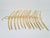 Postmodern Brass Clothes Hangers, Italy, 1970s, Set 13 For Sale - Image 4 of 9