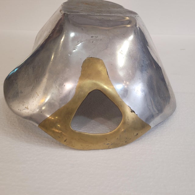 Brutalist Fountain in Brass and Aluminum by David Marshall, Spain, 1980s For Sale - Image 16 of 18
