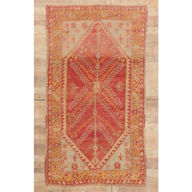 Vintage Turkish Oushak Rug, 05'02 X 09'01 For Sale - Image 10 of 10