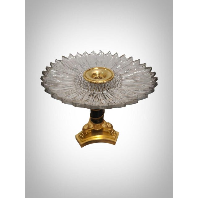 19th Century French Bronze and Crystal Centerpiece, 1820s For Sale - Image 11 of 18