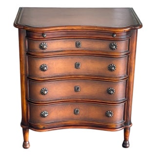 Serpentine Four Drawer Chest in the Style of Theodore Alexander For Sale