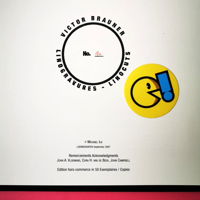 White Limited Edition Victor Brauner Art Linogravings Linocuts Catalogue Prints Michael Ilk 2007 For Sale - Image 8 of 13