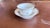 Antique Leeds Pearlware Cup and Saucer With Brown Foliate Decoration, Circa 1800 For Sale - Image 10 of 12