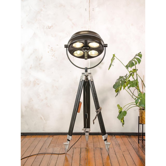 Vintage Four-Lens Floor Lamp from Hanau, 1960s For Sale - Image 15 of 18