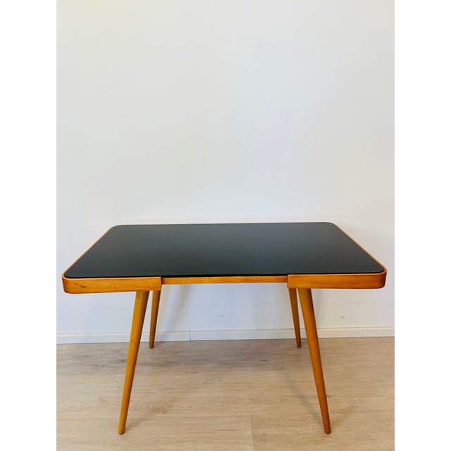 Mid-Century Coffee Table by Jiří Jiroutek, Former Czechoslovakia, 1960s, in Restored conditions. Designed 1960 to 1969...