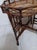 Wood 1980s Tommy Bahama Style Island Estate Key Largo Octagon End Table Rattan Tortoise For Sale - Image 7 of 11
