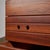 Circular Handles Six Drawer Walnut Sideboard, 1980s For Sale - Image 5 of 17